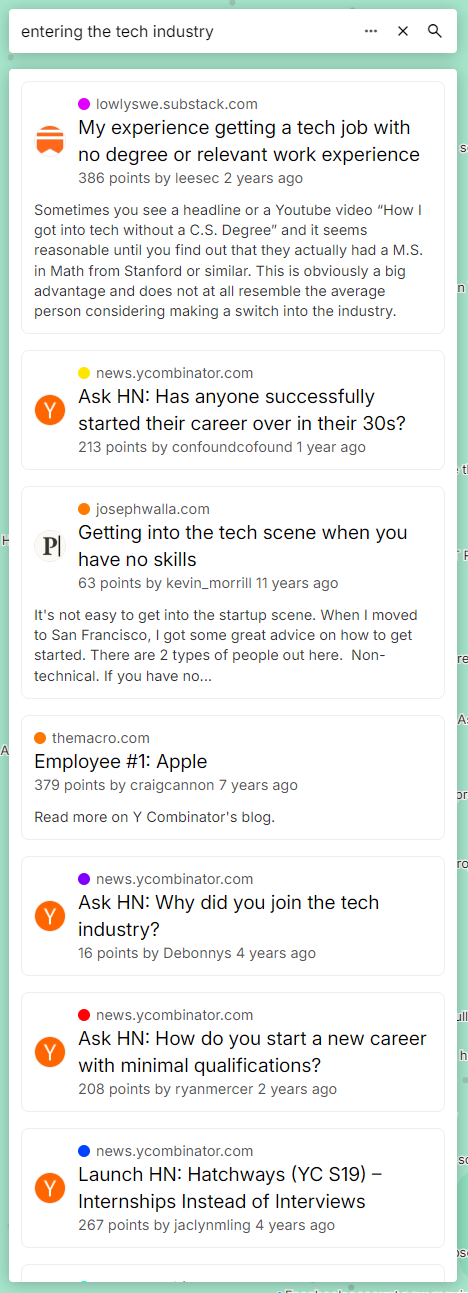 Search results for "entering the tech industry"